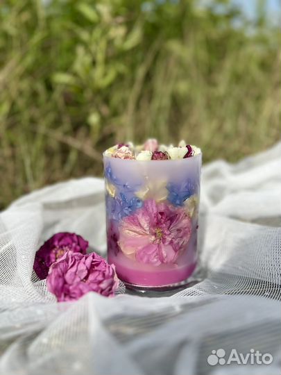 Цветочная свеча