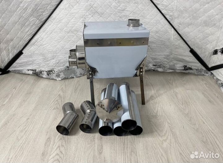 Печка в палатку, мобильную баню