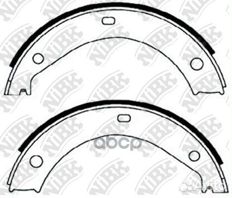 Колодки тормозные барабанные FN0527 NiBK