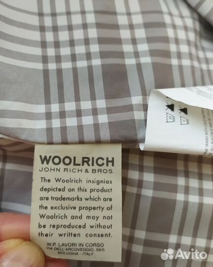 Плащ от бренда Woolrich оригинал 42 44