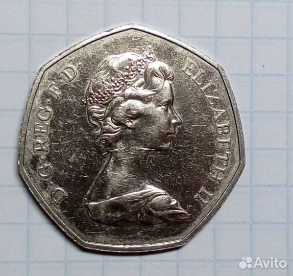 Монета Елизавета 2