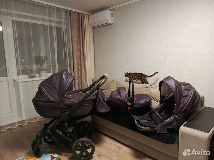 Коляска 3 в 1 Verdi Mocca