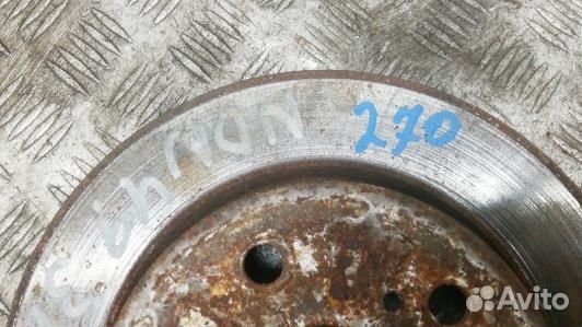 Диск тормозной задний toyota corolla E15 (NDN49LR0