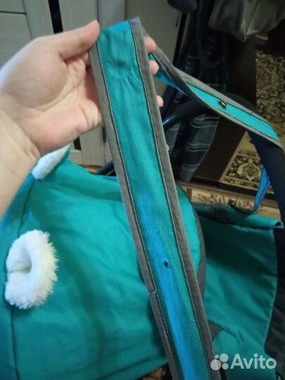 Санки коляска Ника Детям 7-2 Лисенок Зеленый