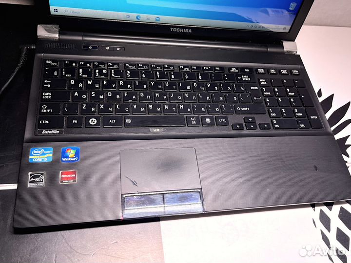 Ноутбук Toshiba i5-2410M/озу4Гб/Vram1/HDD640