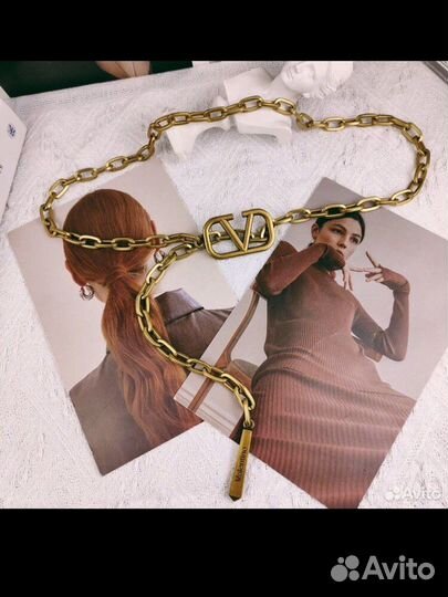 Ремень цепочка valentino