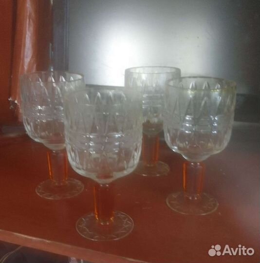 Хрустальные бокалы Олимпиада80