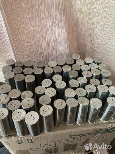 Продам солонки соль перец алюминиевые
