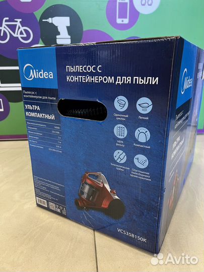 Пылесос Midea VCS35B150K Новый