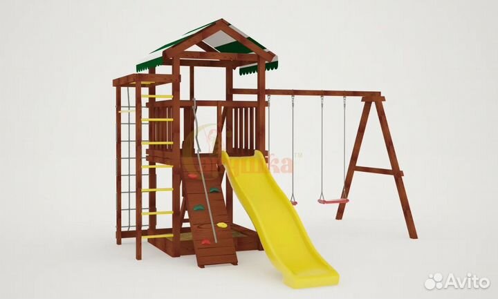 Детская площадка Савушка Мастер 5 (Махагон)