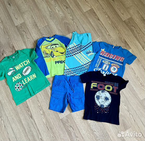 Вещи большим пакетом на мальчика 5-6 лет