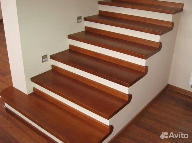 Отделка бетонных лестниц в частные дома