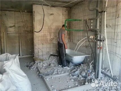 Демонтаж Сантехкабины/ Демонтаж перегородок