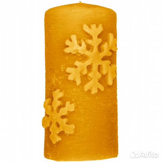 Силиконовая форма для свечей Цилиндр Снег (0597)