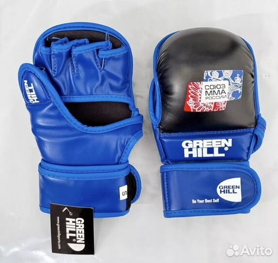 Перчатки крабы для мма оптом Green Hill Союз мма