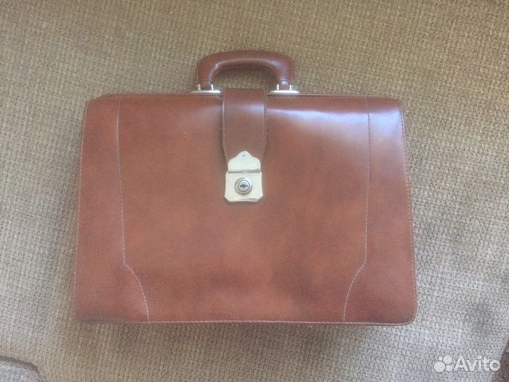 Чемодан-дипломат СССР кожаный