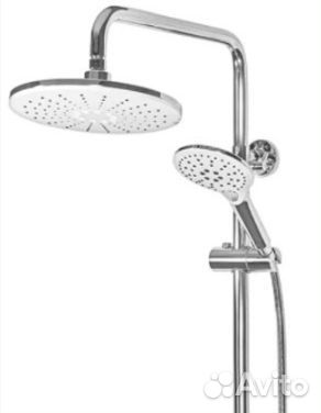 Душевая система Grocenberg GB7001 Белый хром