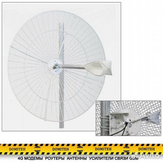 Параболическая mimo антенна MIG 800-2700 30дБ