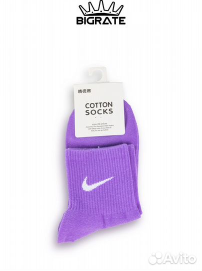 Цветные женские носки короткие nike