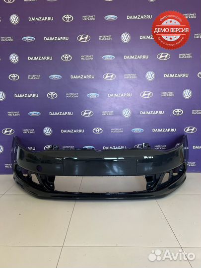 Бампер Передний Volkswagen Polo (2010-2015) / серы