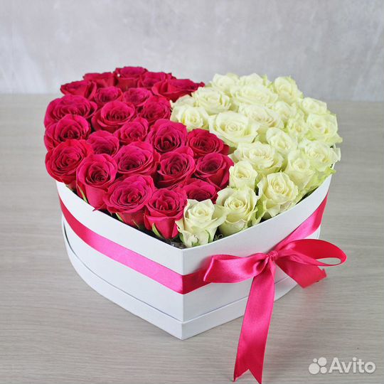 Сердце из цветов 101