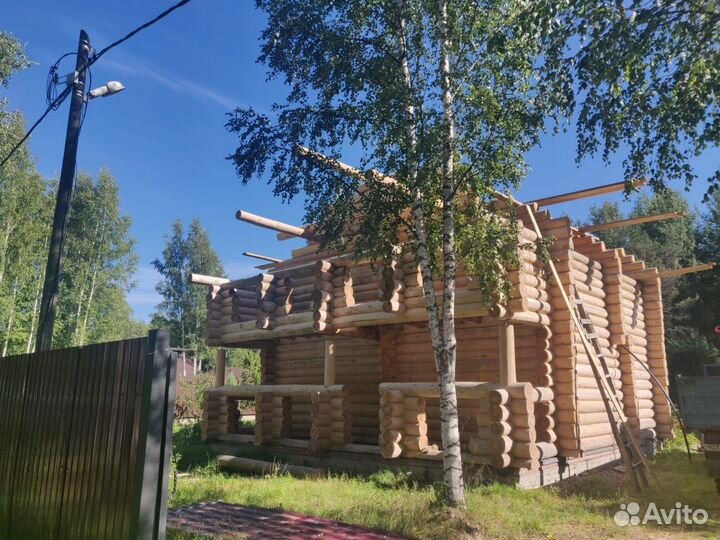 Баня рубленная