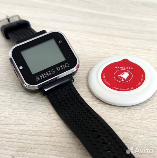 Кнопка вызова официанта кальнщика в ассортим часы