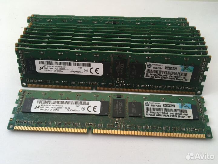 Оперативная память HP 8GB p/n 647651-081