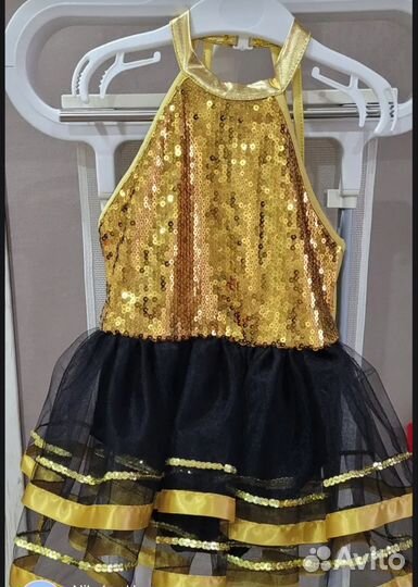 Платье пачка с паетками 110 размер