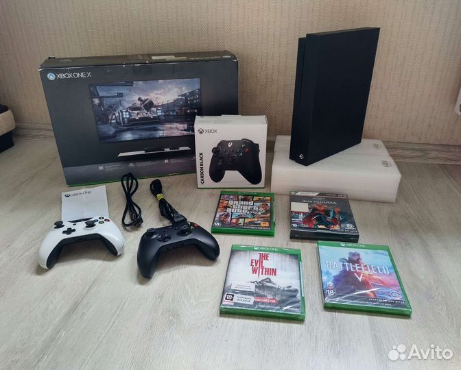 Xbox One X 1tB (1024gb) с играми