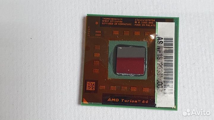 Процессоры AMD Turion X2 Athlon X2 Socket S1G1