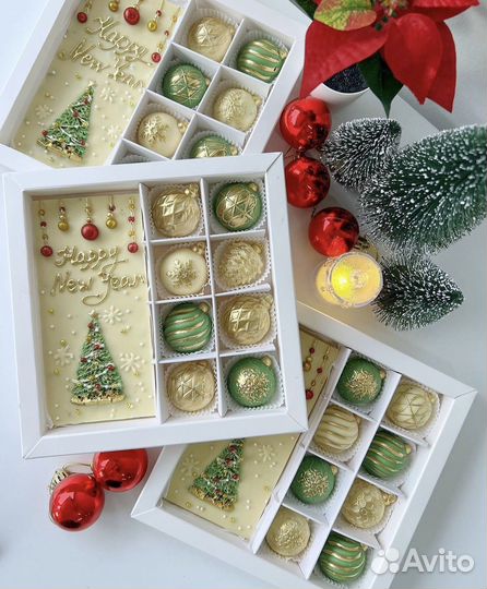 Шоколадные подарки на новый год /на корпоратив