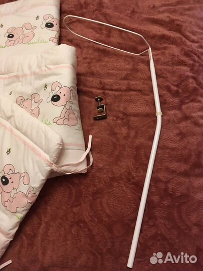 Бортики и балдахин в кроватку