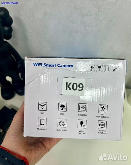 Камера широкоугольная видеонаблюдения уличная WiFi