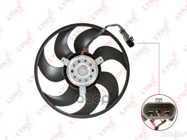 Вентилятор радиатора;opel Astra H 1.7-1.9 04