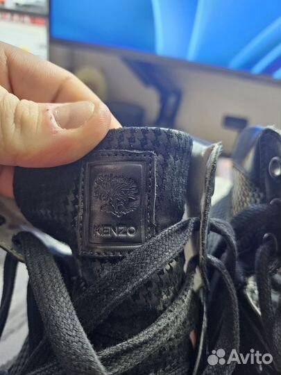 Кеды кожаные kenzo