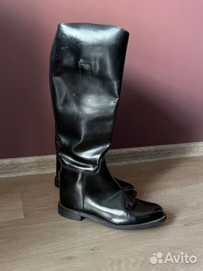 Сапоги для верховой езды нат кожа 40 размер