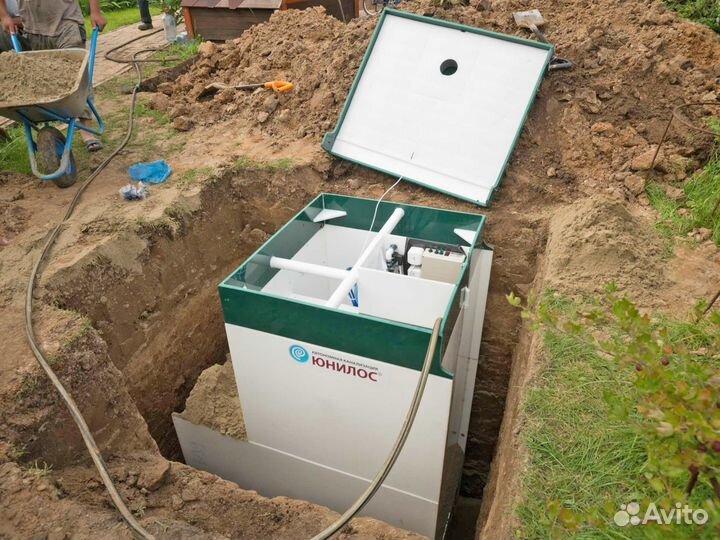 Септик био Кристалл Даолос 4 с переливом