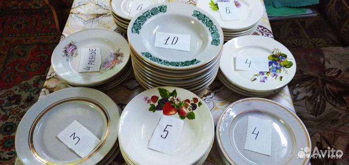 Тарелки глубокие и неглубокие СССР