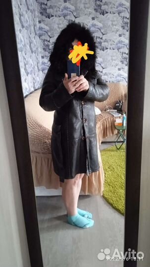 Дубленка натуральная женская 50-52