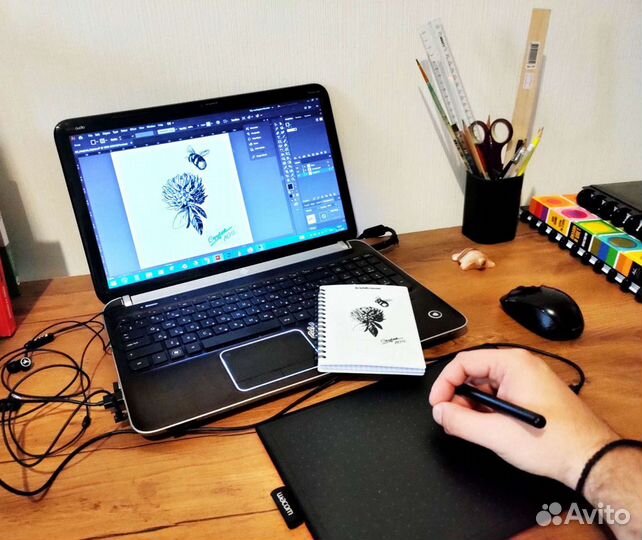 Репетитор (цифровое рисование на планшете для пк)