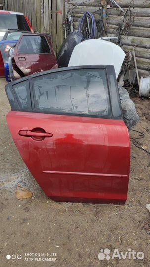 Дверь задняя правая мазда 3 седан