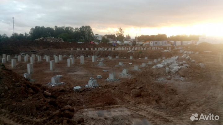 Железобетонные сваи для фундамента