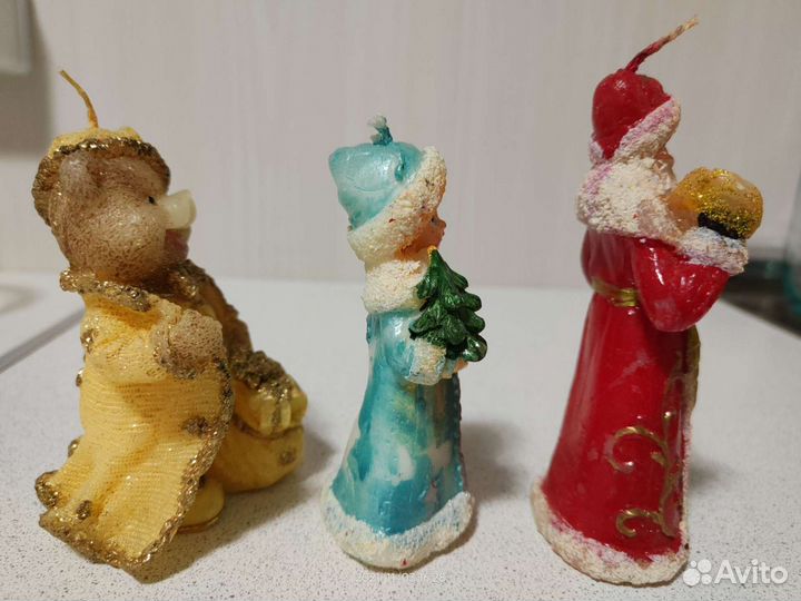 Свечи новогодние СССР