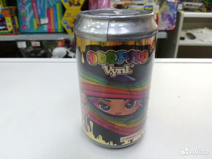 Единорог poopsie в серебристой банке (питомцы) AE