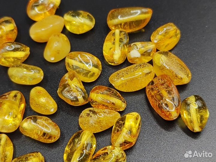 Янтарь натуральный бусины