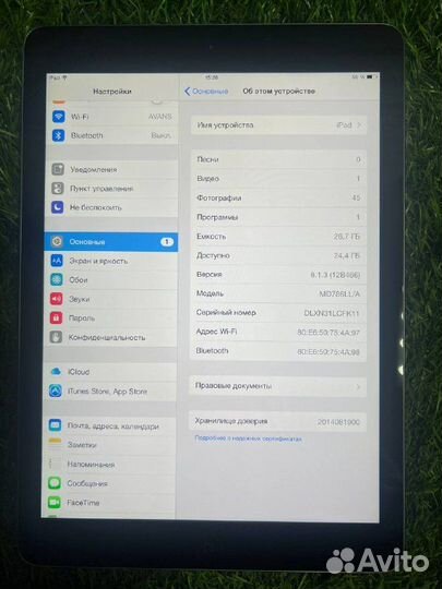 iPad Air 1 MD786LL/A 32GB A7