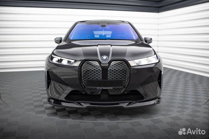 Карбоновый передний сплиттер V.2 BMW iX i20