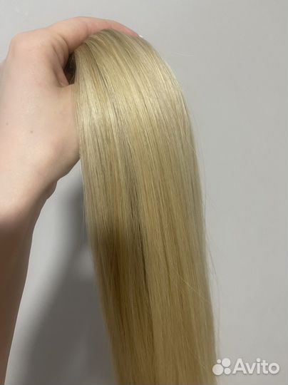 Волосы для наращивания блонд