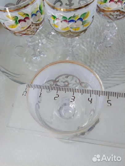 Хрустальные рюмочки Bogemia